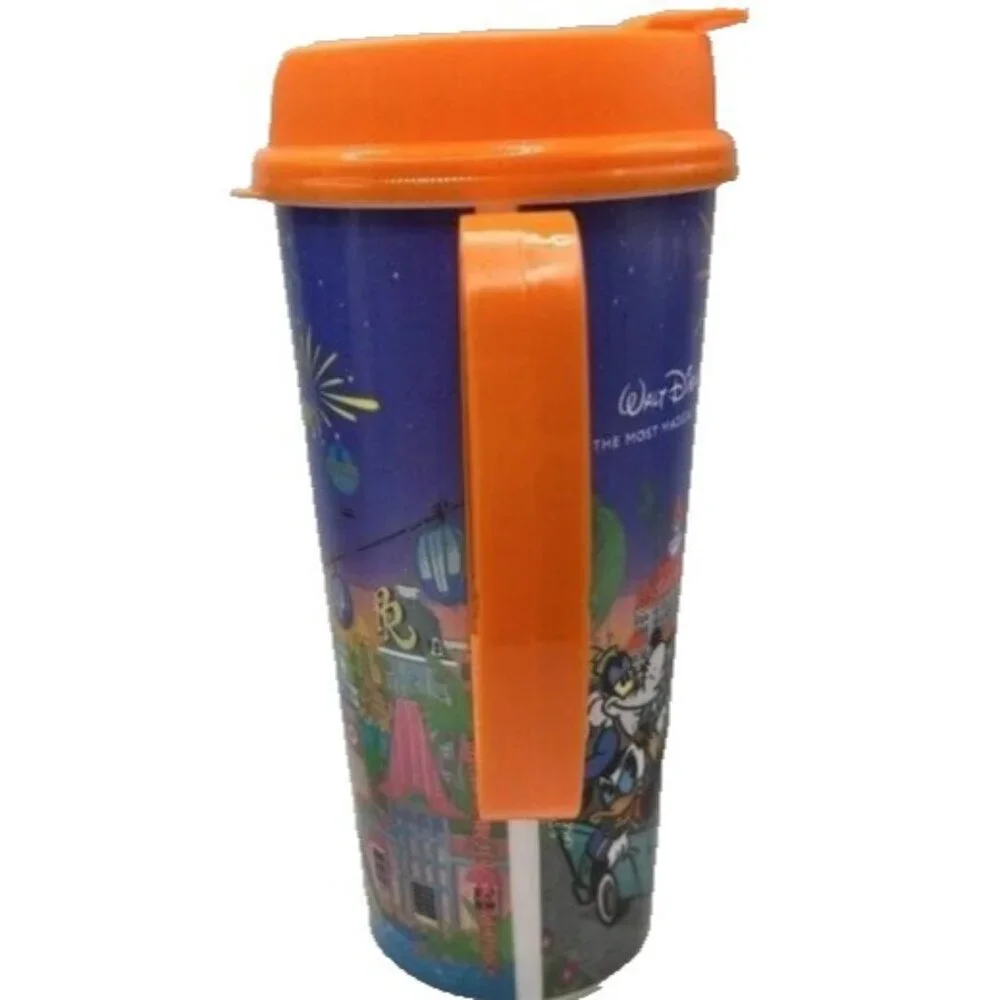 Set of 2 Walt Disney World Resort Reusable Mug Mickey & Friends 4 Parks 2024